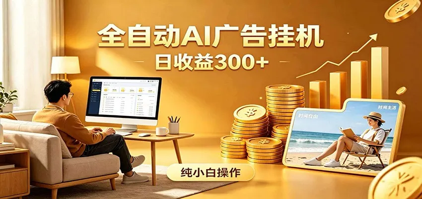 AI风口项目，全程解放双手，后台自动运行赚取收益，每天稳定收益300+-e家网