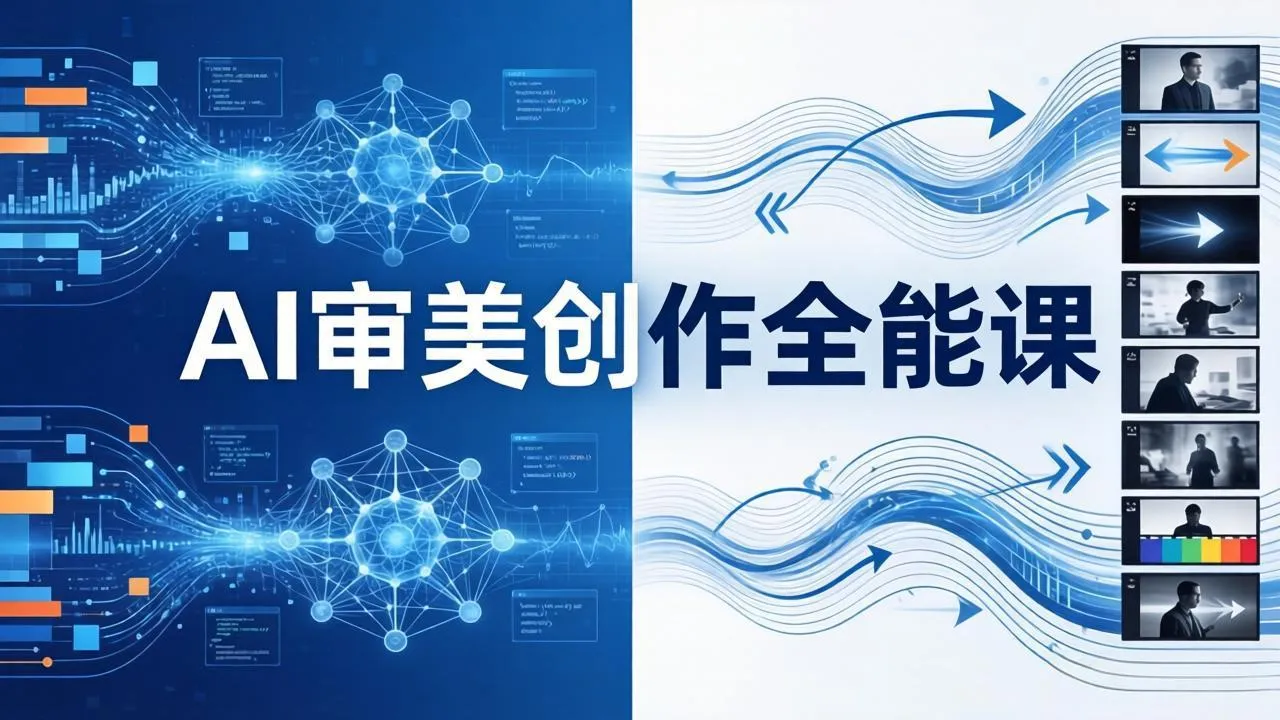 AI审美创作全能课-更新0706：MJ+Seedance+模型训练+影视分镜+编剧，一站式掌握AI艺术创作-e家网