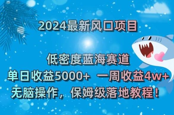 2024最新风口项目，低密度蓝海赛道，单日收益5000+，一周收益4w+！【揭秘】-e家网