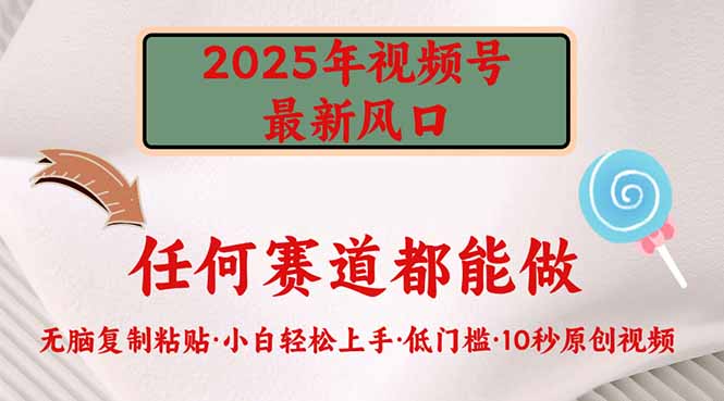 2025年视频号新风口，低门槛只需要无脑执行-E家云商
