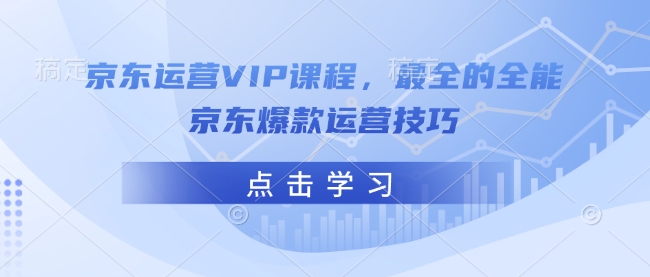 京东运营VIP课程，最全的全能京东爆款运营技巧-E家云商