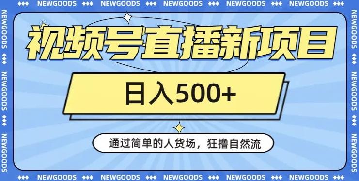 视频号直播新项目，通过简单的人货场，狂撸自然流，日入500+【260G资料】-E家云商