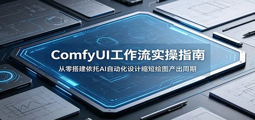 ComfyUI 工作流实操指南：从零搭建依托AI自动化设计缩短绘图产出周期-e家网