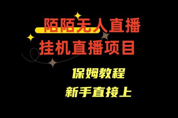 收费1980的，陌陌无人直播，通道人数少，新手容易上手-E家云商