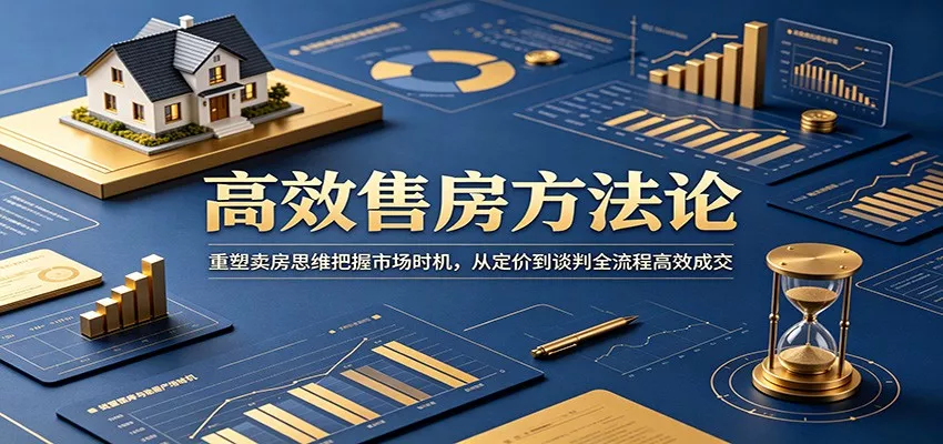 高效售房方法论：重塑卖房思维把握市场时机，从定价到谈判全流程高效成交-e家网