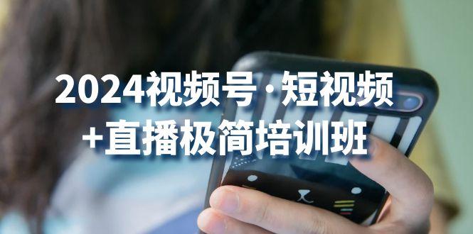 2024视频号·短视频+直播极简培训班：抓住视频号风口，流量红利-E家云商