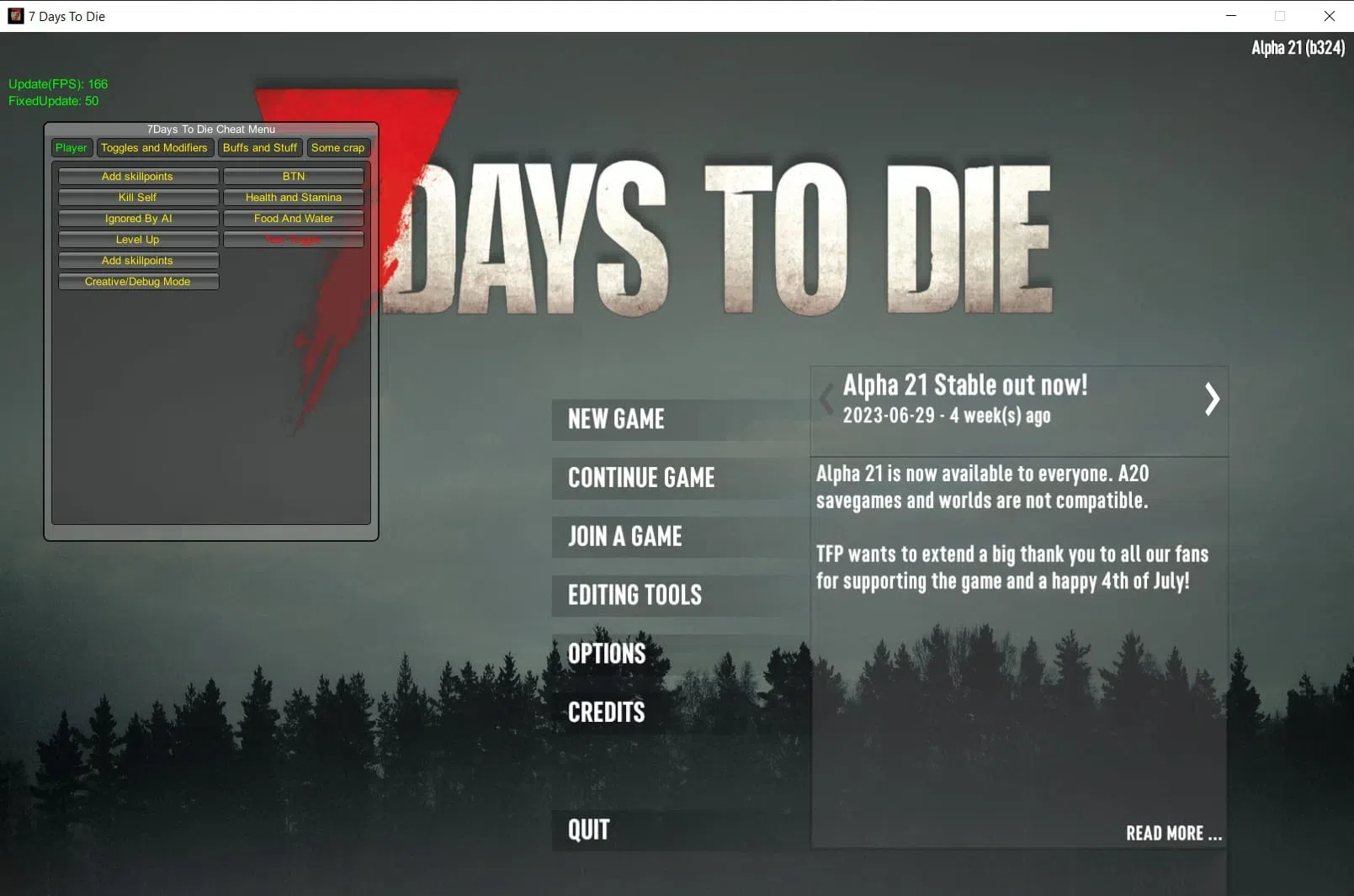7 Days to Die 七日杀多功能修改器 v1.1.3.105 免费版-E家云商