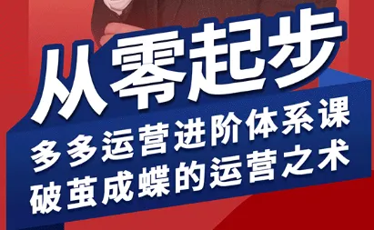 海神·拼多多运营进阶系统课(更新2026)-e家网