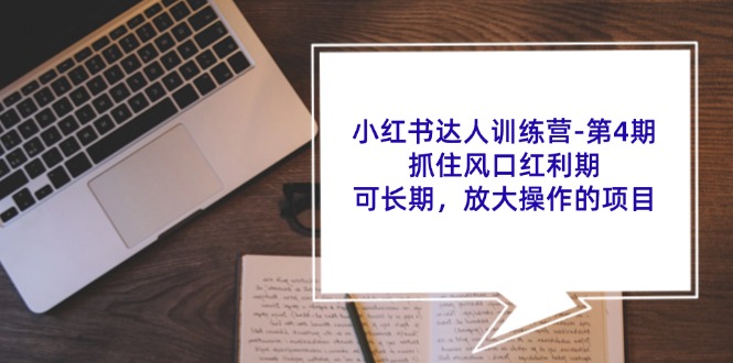 小红书达人训练营第4期:抓住风口红利期,可长期,放大操作的项目-E家云商