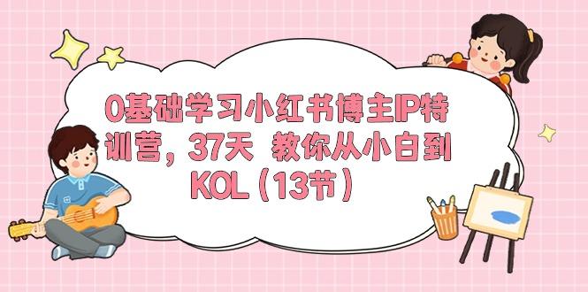 0基础学习小红书博主IP特训营，37天 教你从小白到KOL(13节-E家云商